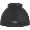 image:imageHunter  Erling 1Light Small Flush Mount Light Dimmable Modern Style Dome Shaped for Bedrooms Kitchens Dining Living Rooms Bathrooms Matte BlackMatte Black