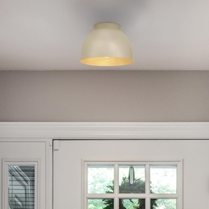 image:imageHunter  Erling 1Light Small Flush Mount Light Dimmable Modern Style Dome Shaped for Bedrooms Kitchens Dining Living Rooms Bathrooms Matte BlackSandstone