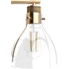 image:imageHunter  Van Nuys 1Light Alturas Gold Medium Size Sconce Light Dimmable Transitional Style for Bedrooms Kitchens Foyers Bathrooms  19299