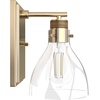 image:imageHunter  Van Nuys 1Light Alturas Gold Medium Size Sconce Light Dimmable Transitional Style for Bedrooms Kitchens Foyers Bathrooms  19299