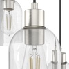 image:imageHunter  Lochemeade 3Light Brushed Nickel Small Cluster Light Dimmable Modern Style Round Shaped for Bedrooms Kitchens Dining Living Rooms  19718