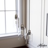 image:imageHunter  Lochemeade 3Light Brushed Nickel Small Cluster Light Dimmable Modern Style Round Shaped for Bedrooms Kitchens Dining Living Rooms  19718