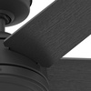 image:imageHunter Fan 52 inch Contemporary Matte Black Outdoor Ceiling Fan with 6 Blades Renewed