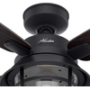 image:imageHunter Fan 52 inch Natural Iron Indoor or Outdoor Ceiling Fan with Light and Remote Control for Patios Living Room Bathroom Kitchen Garage Renewed