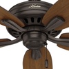 image:imageHunter Fan 52 inch Outdoor Ceiling Fan in Premier Bronze with 5 Roasted Walnut Reversible Blades Renewed