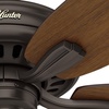 image:imageHunter Fan 52 inch Outdoor Ceiling Fan in Premier Bronze with 5 Roasted Walnut Reversible Blades Renewed