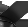 image:imageHunter Fan 60 Inch Casual Matte Black Finish Outdoor Ceiling Fan With LED Light Kit and 6 Blades Renewed