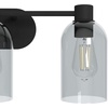 image:imageHunter Fan Company 19709 Lochemeade Vanity Light Natural IronNatural Iron