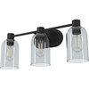 image:imageHunter Fan Company 19709 Lochemeade Vanity Light Natural IronNatural Iron