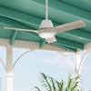 image:imageHunter 44 Aeronaut Outdoor Smart Ceiling Fan LED Light Remote BlackMatte Black