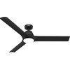 image:imageHunter 44 Aeronaut Outdoor Smart Ceiling Fan LED Light Remote BlackMatte Black