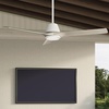 image:imageHunter 44 Aeronaut Outdoor Smart Ceiling Fan LED Light Remote BlackWhite
