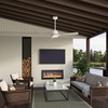 image:imageHunter 44 Aeronaut Outdoor Smart Ceiling Fan LED Light Remote BlackWhite