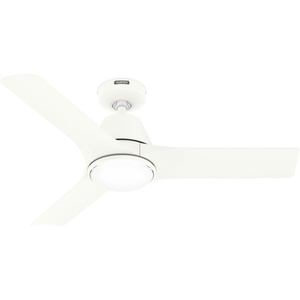 image:imageHunter 44 Aeronaut Outdoor Smart Ceiling Fan LED Light Remote BlackWhite