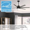 image:imageHunter Phenomenon Indoor Ceiling Fan Smart Quiet 60 inch Matte BlackMatte Black