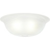 image:imageCasablanca Glass Bowl Ceiling Fan Light Cover Fixture Swirled MarbleWHITE