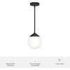 image:imageHunter  Hepburn 1light Modern Brass Small Pendant Light Dimmable Modern Style Globe Shaped for Bedrooms Kitchens Dining Living Rooms  19018Painted Modern Brass finish