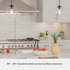 image:imageHunter  Xidane 1Light Matte Black Medium Size Pendant Light Dimmable MidCentury Modern Style Globe Shaped for Bedrooms Kitchens Dining Living Rooms  19513