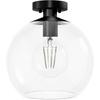 image:imageHunter  Xidane 1Light Matte Black Medium Size Pendant Light Dimmable MidCentury Modern Style Globe Shaped for Bedrooms Kitchens Dining Living Rooms  19513