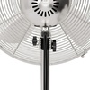 image:imageHunter Classic S16 Oscillating Standing Fan Adjustable Height 16 Inch 3 Speeds Matte Black 97316Brushed Nickel