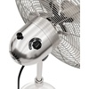 image:imageHunter Classic S16 Oscillating Standing Fan Adjustable Height 16 Inch 3 Speeds Matte Black 97316Brushed Nickel