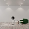 image:imageHunter Classic S16 Oscillating Standing Fan Adjustable Height 16 Inch 3 Speeds Matte Black 97316Matte Black